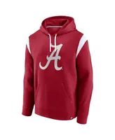 Men's Fanatics Crimson Alabama Tide Gym Rat Pullover Hoodie