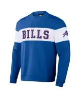 Men's Nfl x Darius Rucker Collection by Fanatics Royal Buffalo Bills Team Color and White Pullover Sweatshirt