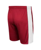 Men's Colosseum Crimson Indiana Hoosiers Panel Shorts