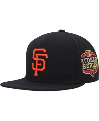 Men's Mitchell & Ness Black San Francisco Giants Champ'd Up Snapback Hat