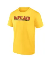 Men's Fanatics Gold Maryland Terrapins Game Day 2-Hit T-shirt