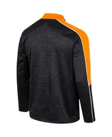 Men's Colosseum Tennessee Orange Volunteers Marled Half-Zip Jacket