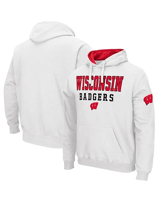 Colosseum Men's Wisconsin Badgers Sunrise Pullover Hoodie