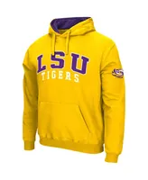 Colosseum Men's Lsu Tigers Double Arch Pullover Hoodie