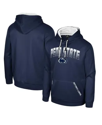 Men's Colosseum Navy Penn State Nittany Lions Reese Pullover Hoodie