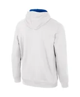 Men's Colosseum White Kentucky Wildcats Half-Zip Hoodie