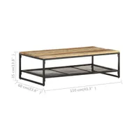 Coffee Table 43.3"x23.6"x13.8" Solid Reclaimed Wood