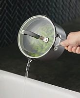 Circulon A1 Series with ScratchDefense Technology Aluminum -Quart Nonstick Induction Straining Sauce Pan with Lid