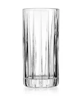 Godinger Parallels Highball Glasses, Set of 6