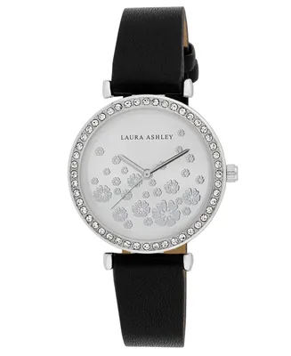 Laura Ashley Women's Quartz Faux Leather Watch 32mm