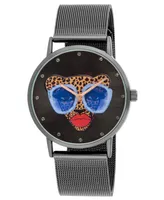 Kendra Dandy Women's Quartz Bouffants and Broken Hearts Mesh Alloy Watch 38mm