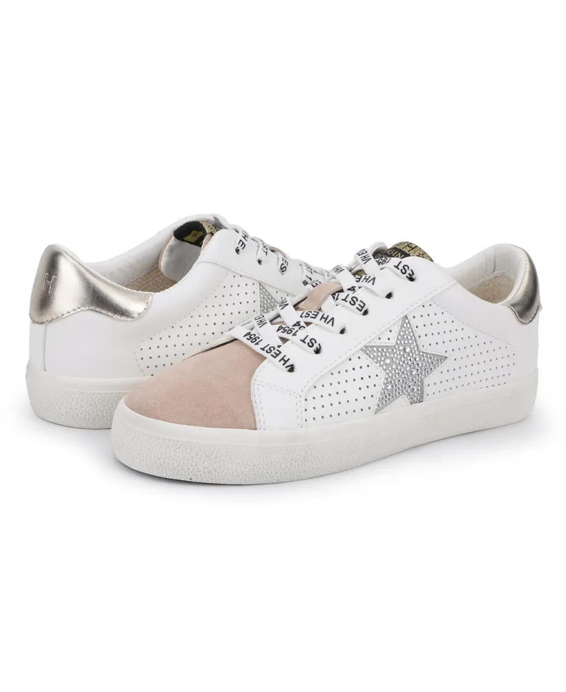 Low Top Rhinestone Sneakers