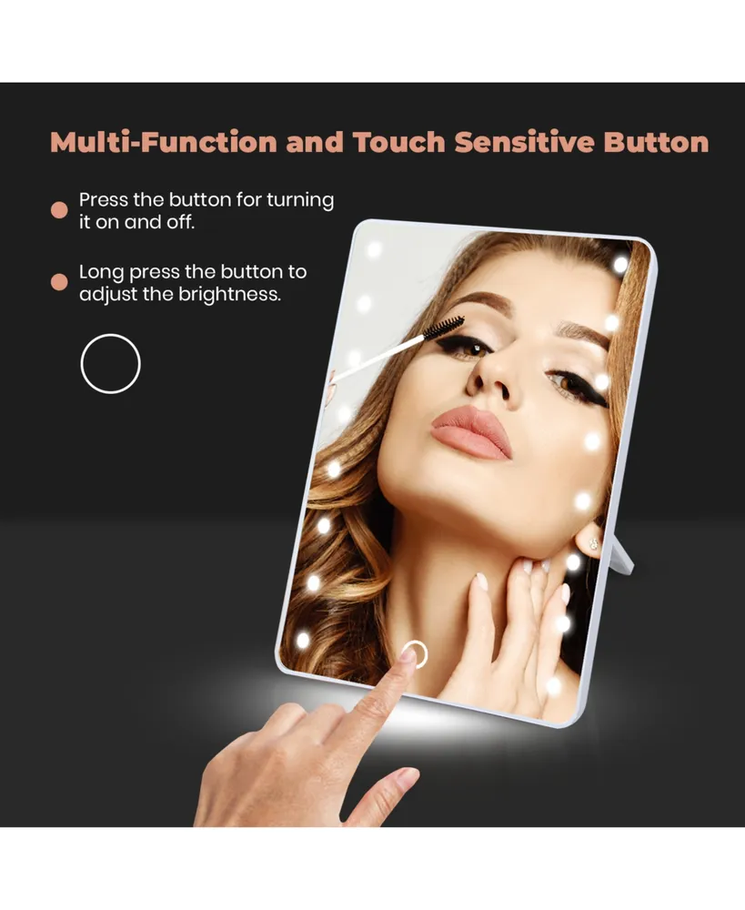 Pursonic Touch Screen Vanity Makeup Mirror