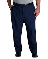 Haggar Men's Big & Tall Premium Comfort Stretch Classic-Fit Solid Flat Front Dress Pants