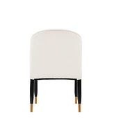 Manhattan Comfort Ola 21.46" Wide Boucle Upholstered Dining Chair