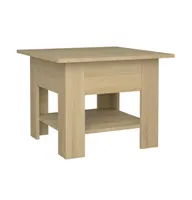 Coffee Table Sonoma Oak 21.7"x21.7"x16.5" Engineered Wood