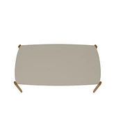 Manhattan Comfort Gales 70.87" Medium Density Fiberboard Rectangular Dining Table
