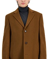 Michael Kors Men's Classic Fit Luxury Wool Cashmere Blend Overcoats