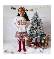 Sweet Wink Little and Big Girls Christmas Plaid Tiered Tutu