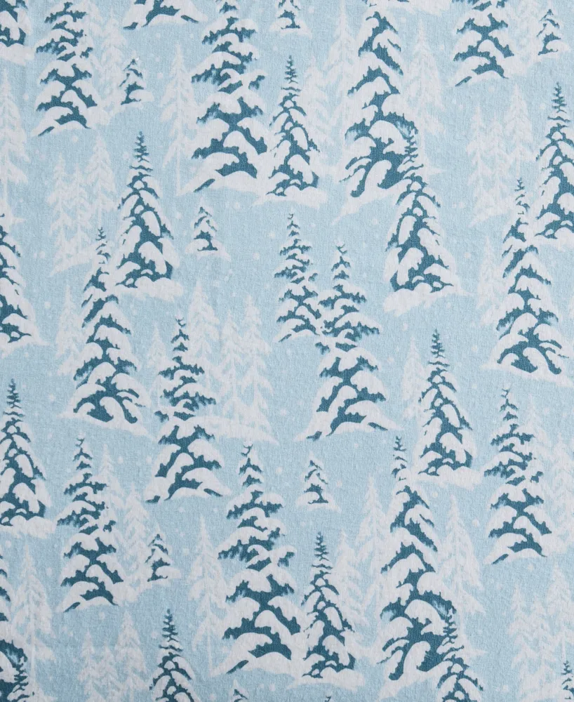 Bearpaw Winter Trees 100% Cotton Flannel 4-Pc. Sheet Set