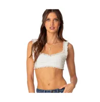 Women's Fairytale lacey crop top