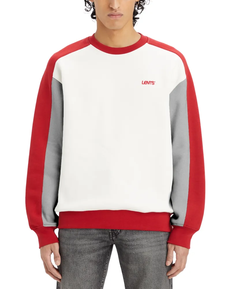 Levi's Men's Relaxed-Fit Colorblocked Logo Sweatshirt, Created for Macy's