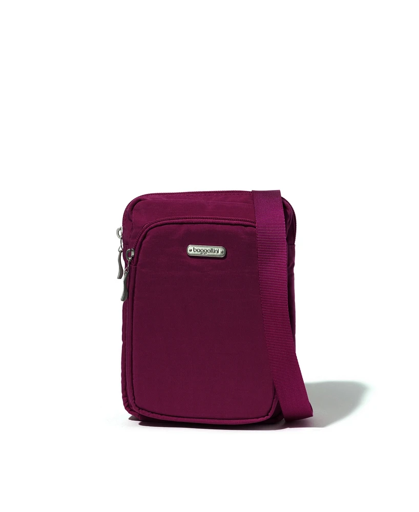 Baggallini Dual Zipper N/S Crossbody