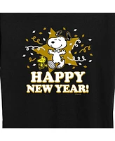 Trendy Plus Peanuts Snoopy Happy New Year Graphic T-shirt