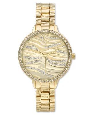 I.n.c. International Concepts Women's Crystal Bracelet Watch 38mm, Created for Macy's