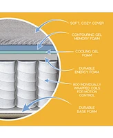 Closeout! Simmons Deep Sleep 11.5" Medium Hybrid Mattress