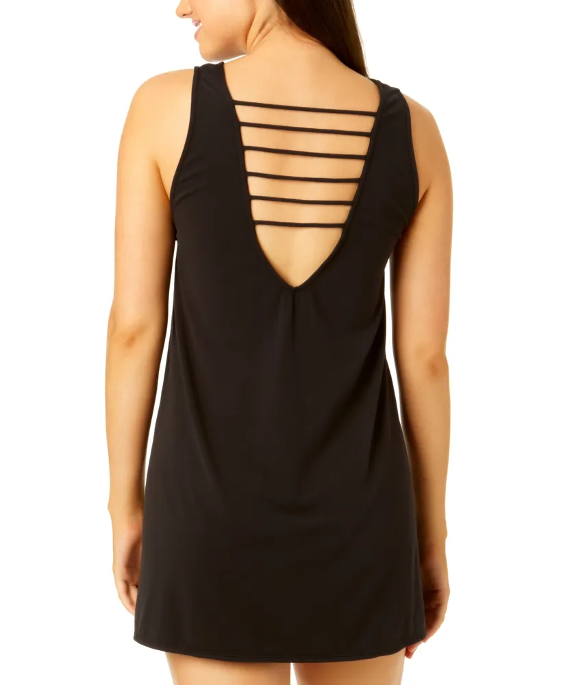 Salt + Cove Juniors' Strappy-Trim Tank Dress Cover-Up, Created for Macy's