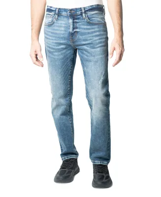 Lazer Men's Slim-Fit Five-Pocket Jeans
