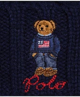 Polo Ralph Lauren Men's Cable-Knit Polo Bear Cuff Hat