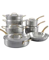 Stainless Steel 12 Piece Cookware Set