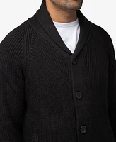 X-Ray Men's Shawl Collar Cardigan