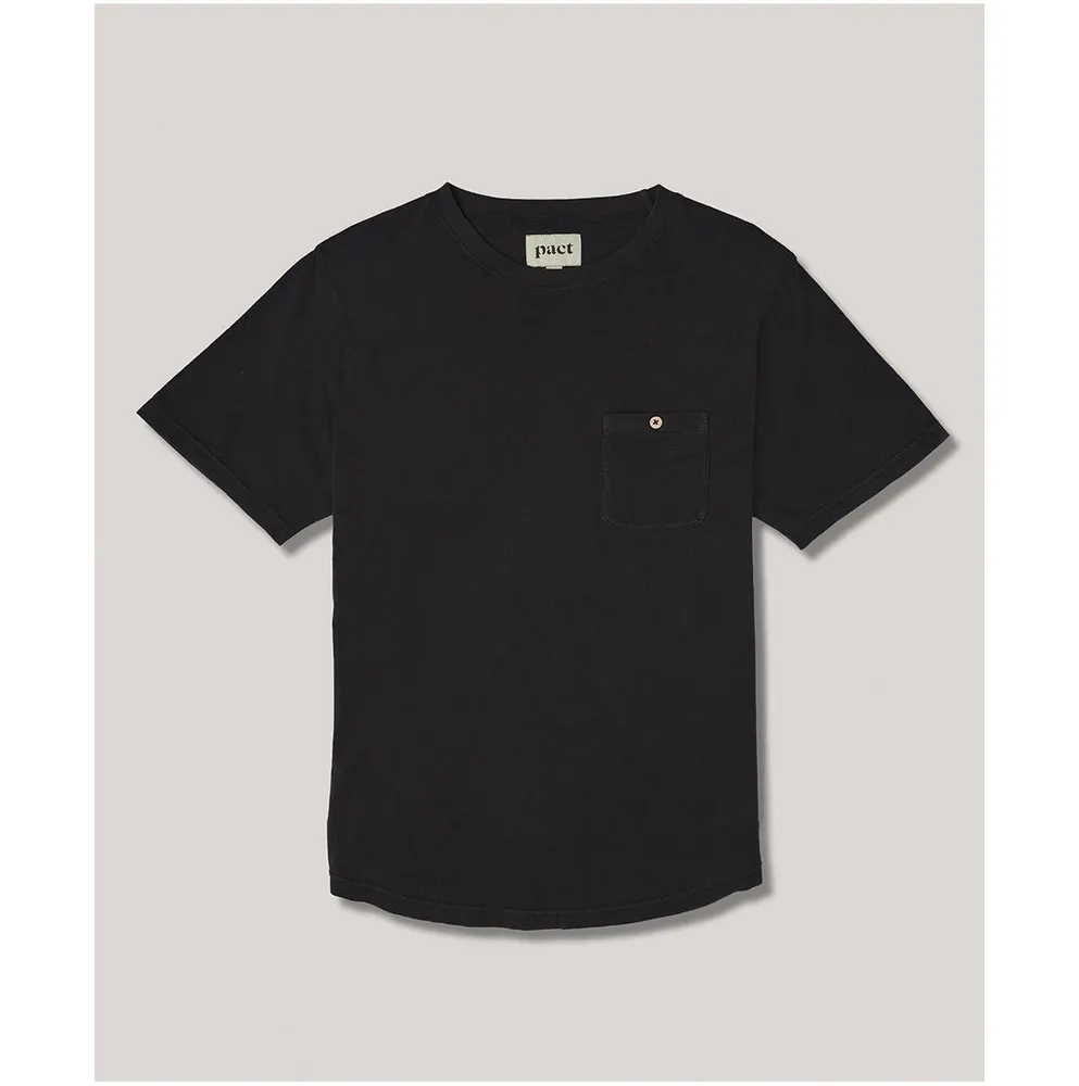 Organic Linen Short Sleeve Pocket Shirt