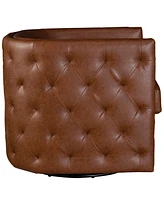 Madison Park Capstone Swivel Tufted Chair