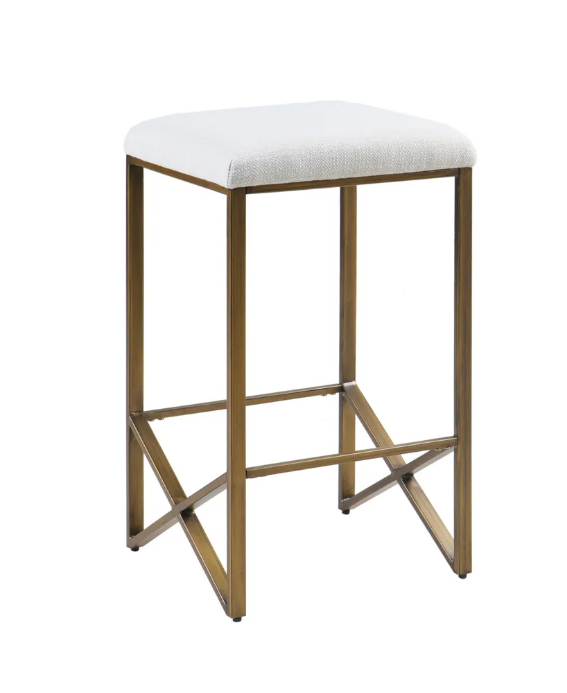 Ink+Ivy 16" Marino Wide Plywood Backless Upholstered Counter Stool