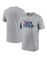 Men's Nike Heathered Charcoal Minnesota Twins Local Rep Legend Performance T-shirt