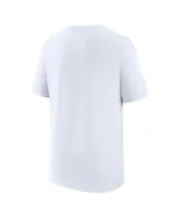Big Boys Nike White Barcelona Swoosh T-shirt