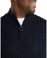 Johnny Bigg Men's Gibson Cable Half Zip Sweater