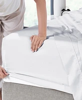 California Design Den Deep Pocket King Fitted Sheet Only - 400 Thread Count 100% Cotton Sateen Beige