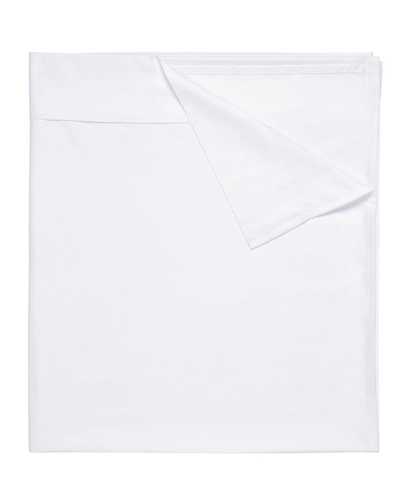 California Design Den Luxury Flat Sheet Only - 400 thread count 100% Cotton Sateen, Soft