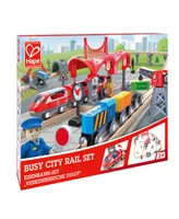 Hape Train Busy City Rail Set