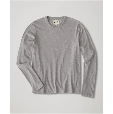 Organic Cotton The Mix Long Sleeve Crew Tee