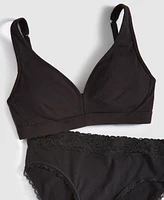 State of Day Women's Cotton Blend Bralette, Created for Macy's