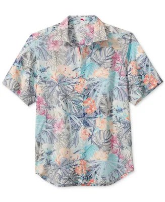 Tommy Bahama Men's Coast Glow Palms IslandZone Moisture-Wicking Printed Button-Down Shirt
