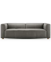 Matteo 94.5" Nubuck Leather Sofa