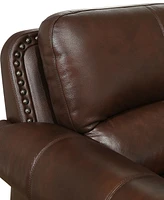 Arther 85" Leather Traditional Sofa