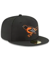 Men's New Era Black Baltimore Orioles Cooperstown Collection Wool 59FIFTY Fitted Hat